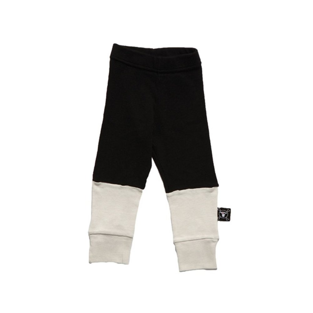 Nununu 1/4 Leggings Black+White